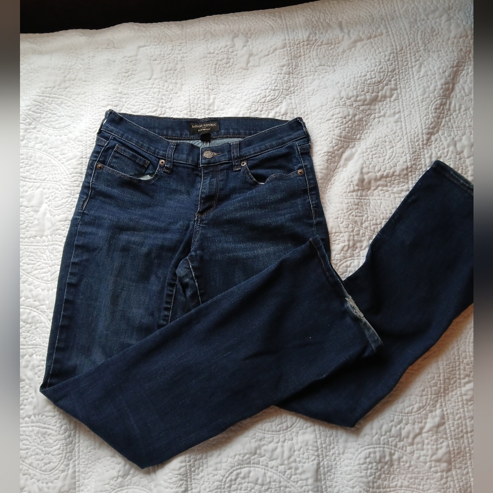 Banana Republic Bootcut Darkwash Jeans Size 26/2 Short Women